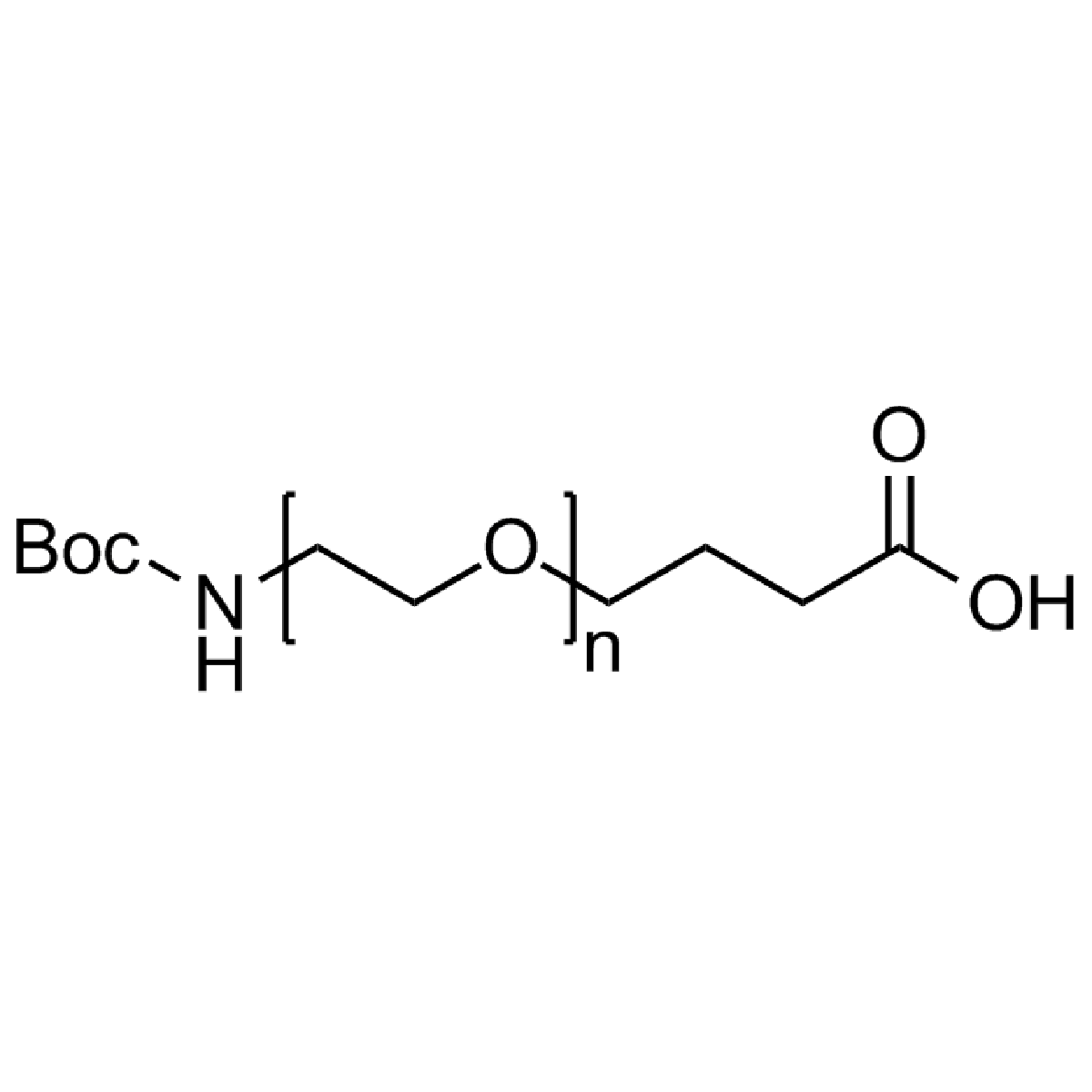 Boc - amine PEG carboxylic acid, Mp 3000 - Polysciences
