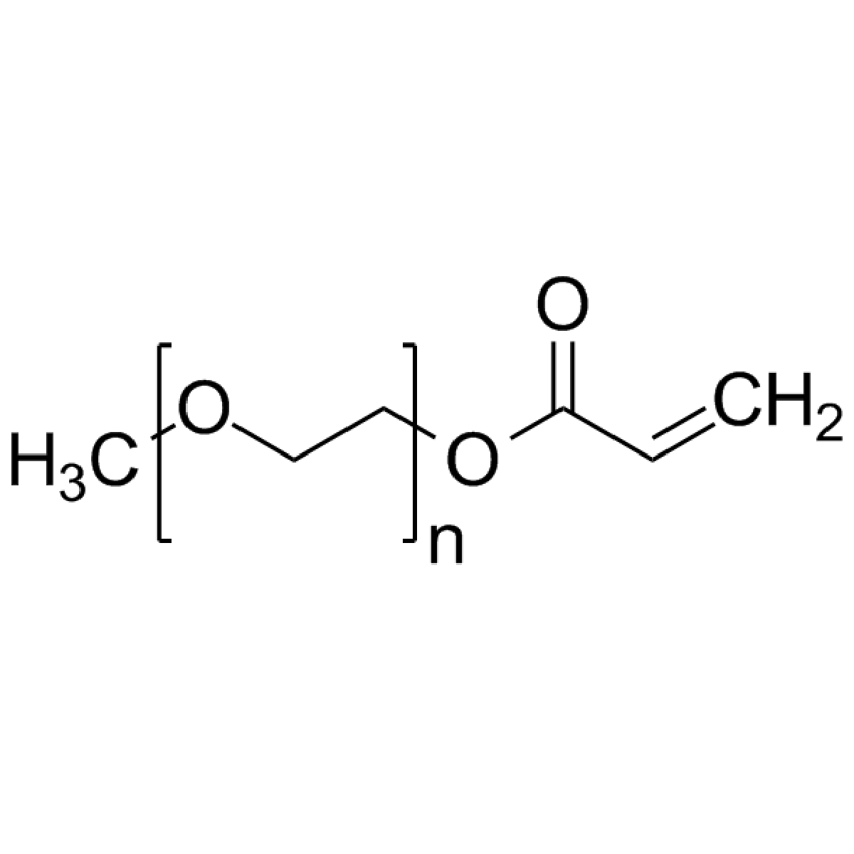 Poly(ethylene glycol) methylether acrylate, MW ~10000 - Polysciences