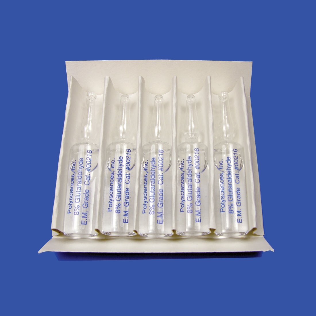 Glutaraldehyde, EM Grade, 8% (30 x 10ml) - Polysciences