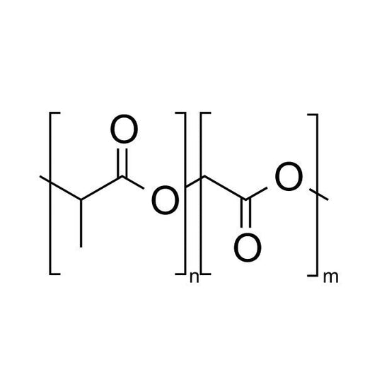 Poly(D,L - lactide - co - glycolide), 50:50, IV 0.6 dL/g - Polysciences