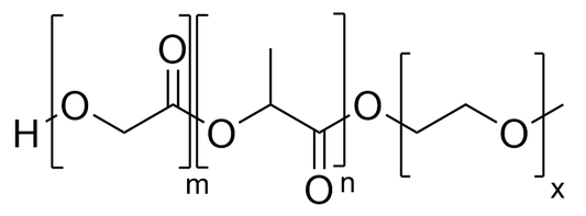 PLGA(75:25)(10,000) - b - mPEG (4,000), Diblock polymer, Powder - Polysciences