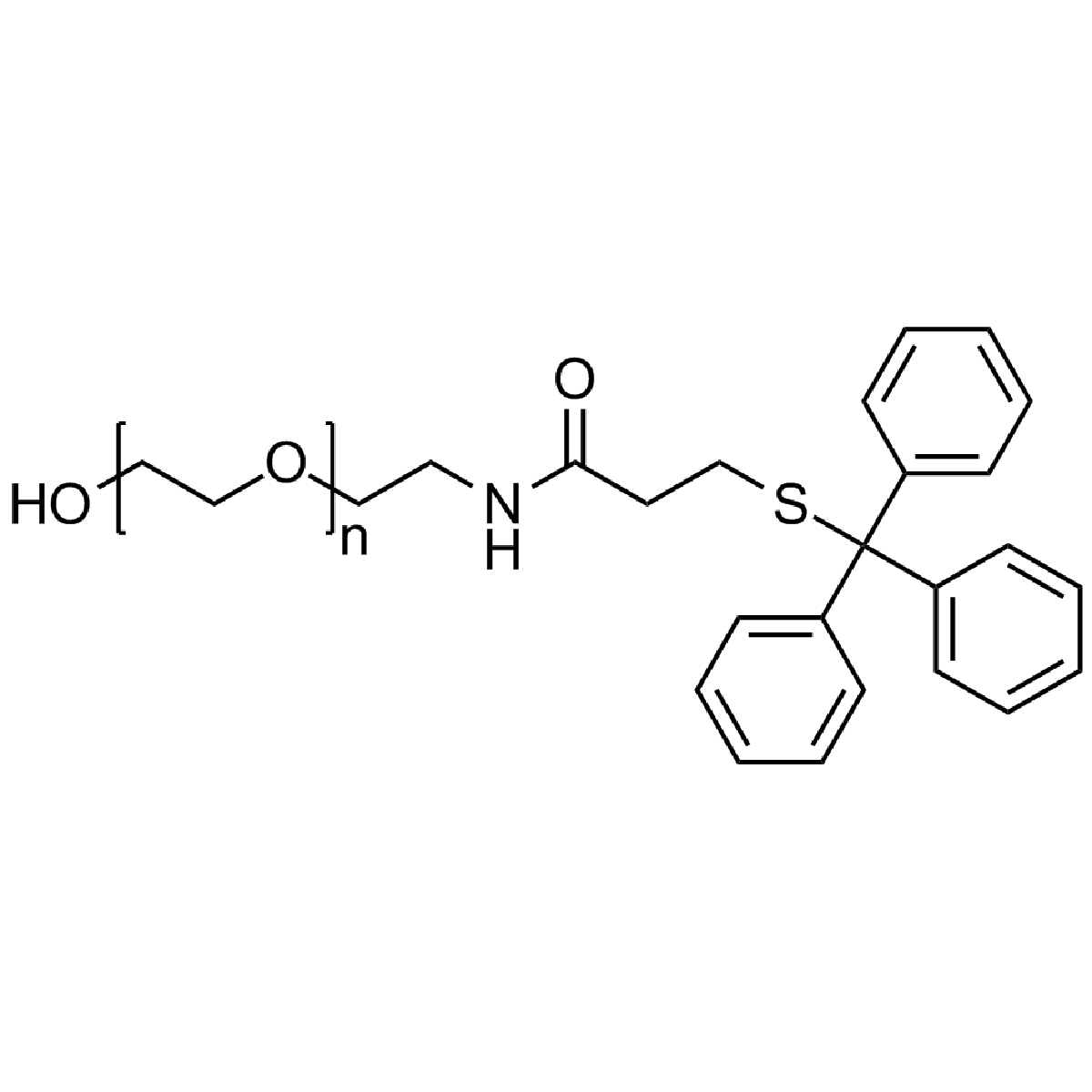 Hydroxyl PEG tritylthiol, Mp 10000 - Polysciences